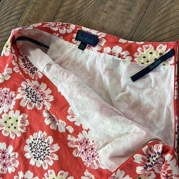 Beautiful 😻 Boden Flower 🌺 🌸 print 💯 % Cotton Skirt 🛍️ 🏝️ ✈️ - Picture 6 of 17